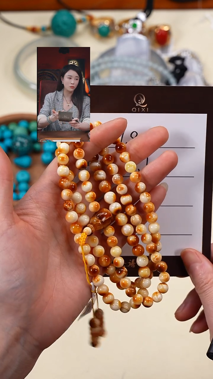 手串蜜蜡未镶嵌城****子柒禧文玩回血好物