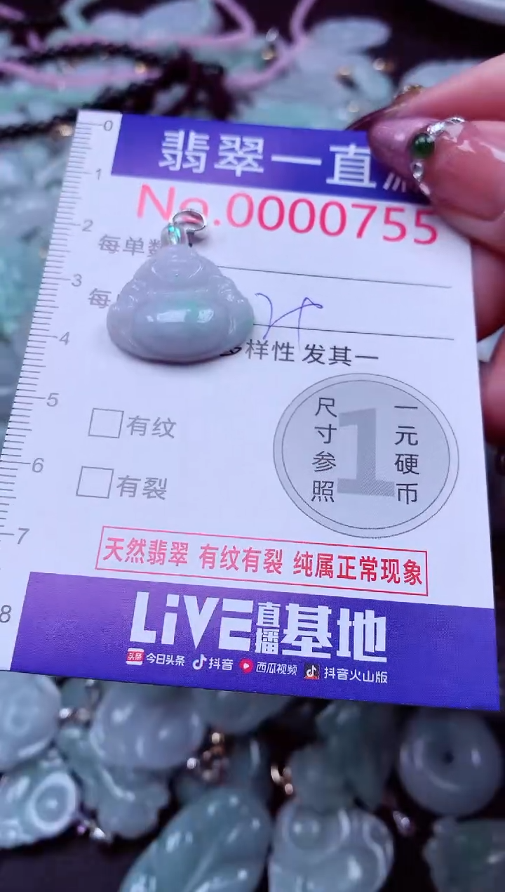 颈饰未镶嵌翡翠755