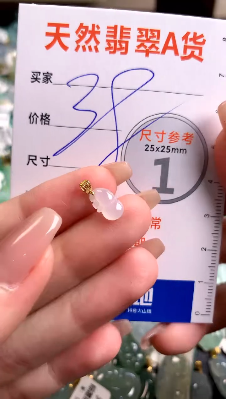 【闪购商品】翡翠颈饰18K金镶嵌14007774