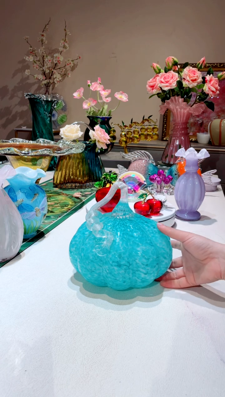 【闪购商品】琉璃手工艺品   提夫尼兰南瓜微瑕