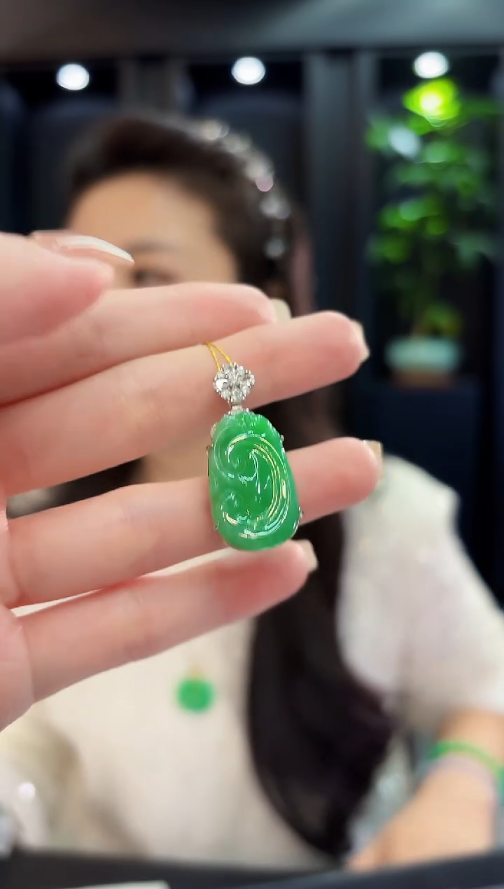 吊坠(不含链)未镶嵌翡翠 缅料A货/支持复检/一件