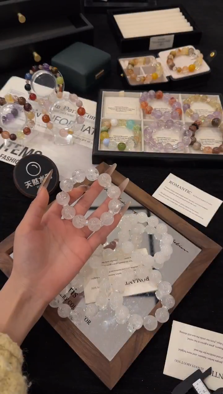 合金手链水晶白阿赛x3421