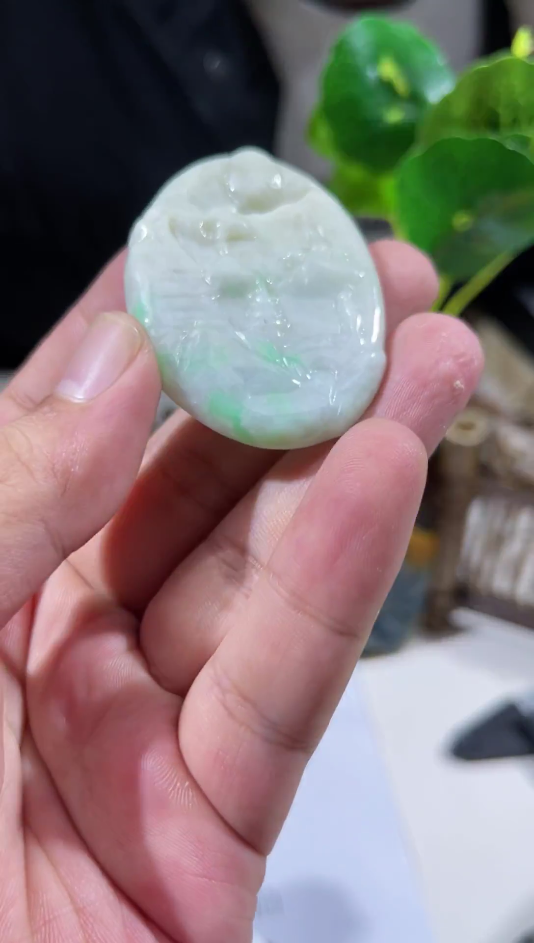 【闪购商品】翡翠颈饰未镶嵌天然翡翠(多样性发)山水