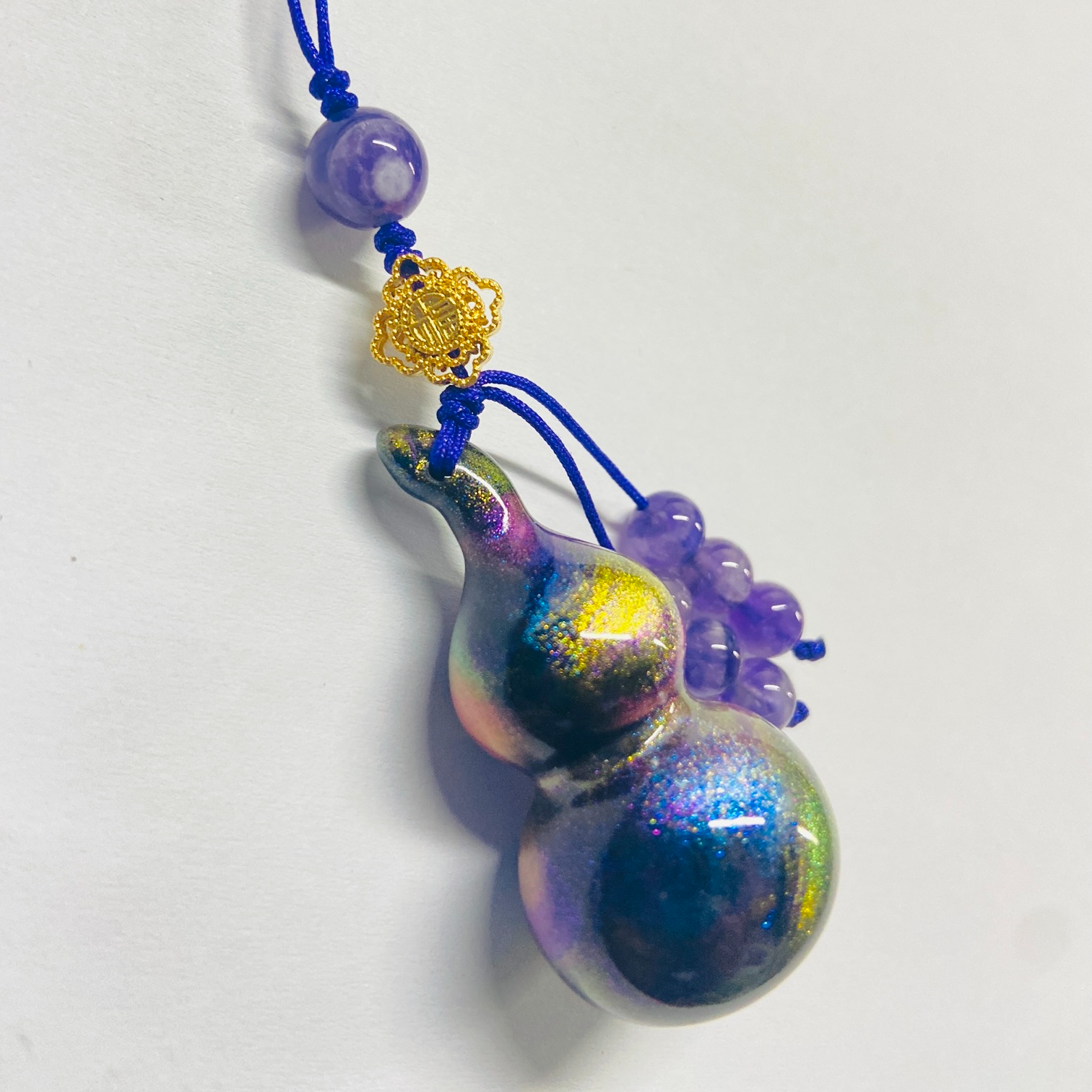 星辰-玉衡大漆葫芦手机绳大漆工艺葫芦车挂挂件漆器工艺品