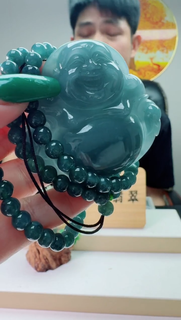 翡翠未镶嵌颈饰多样性随机发其一