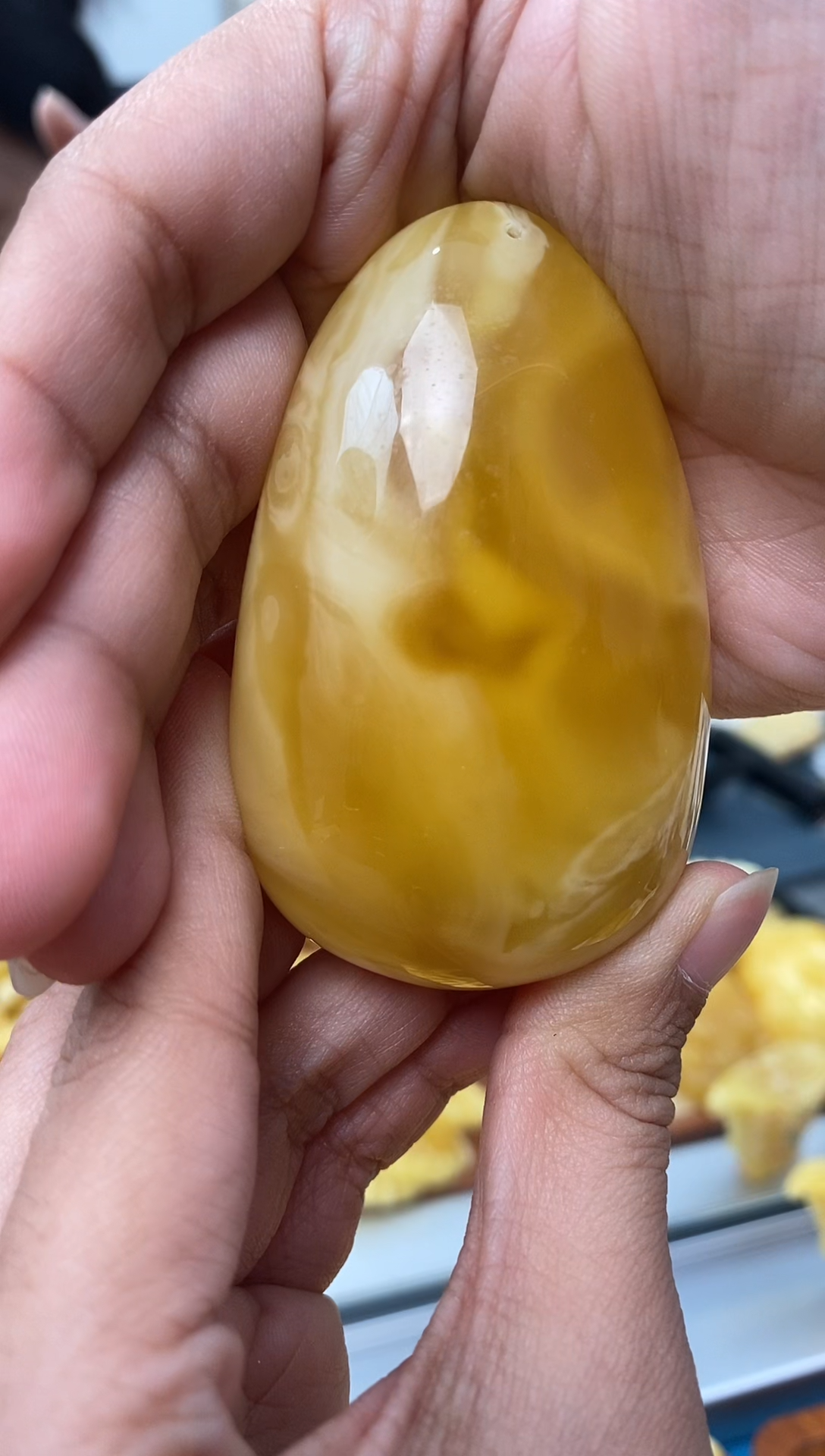 【闪购商品】琥珀裸石未镶嵌天然琥珀蜜蜡水滴