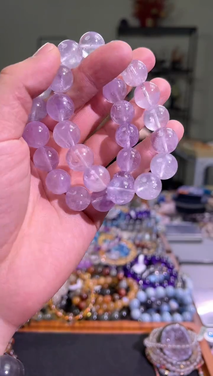 【闪购商品】紫晶手链未镶嵌14.5mm玻利维亚（多样性发其一）