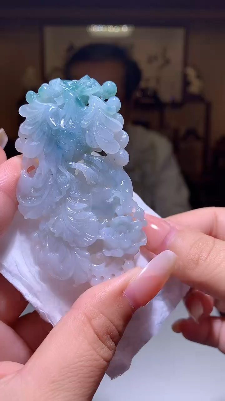 【闪购商品】定制翡翠未镶嵌1085xx-毛货挂件 30