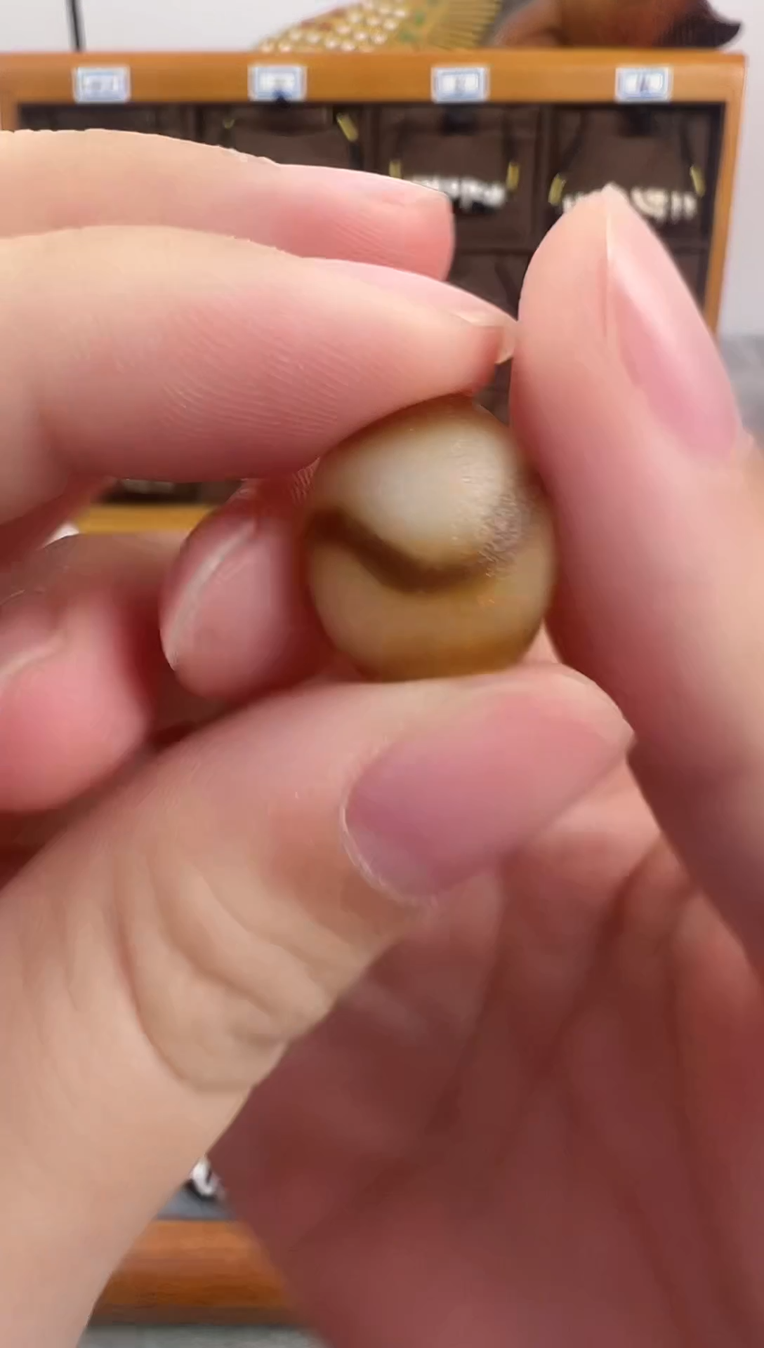玛瑙/玉髓（覆膜）颈饰未镶嵌158.（微瑕）