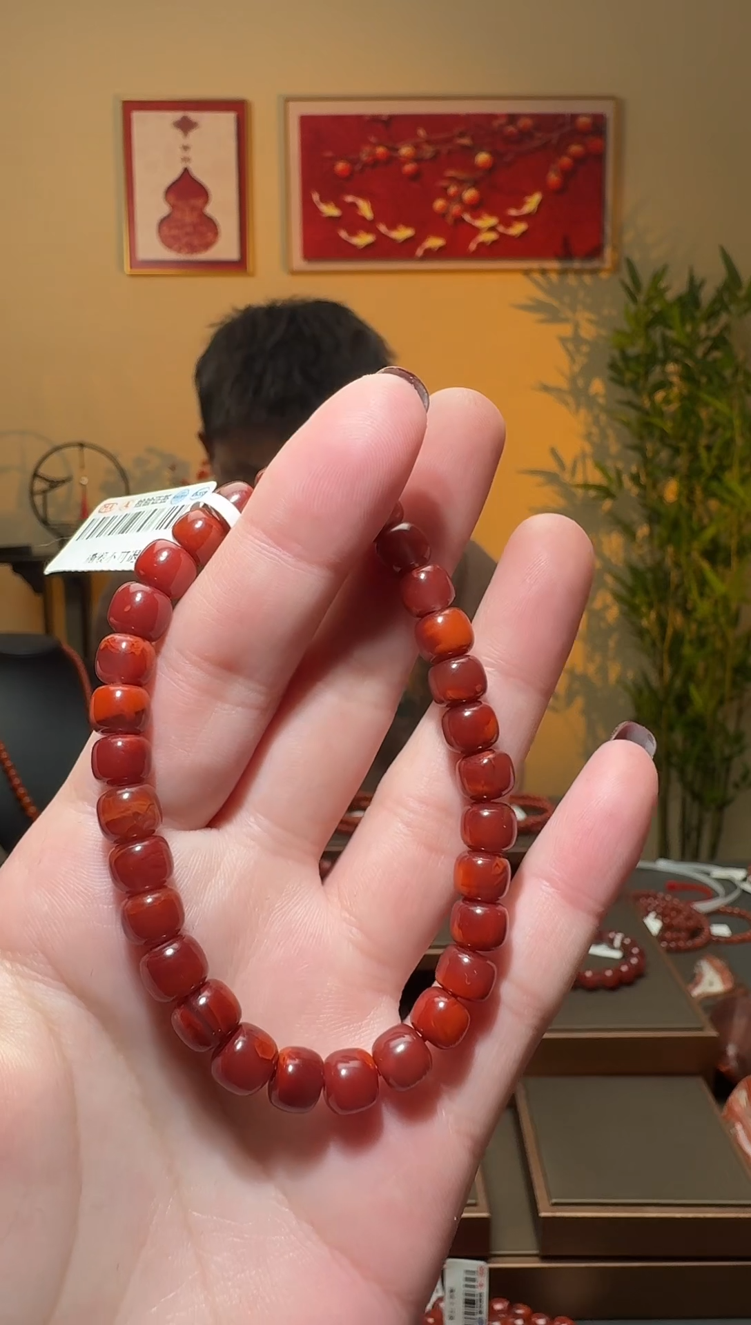 【闪购商品】南红玛瑙手串未镶嵌一条约7mm 多样性发货