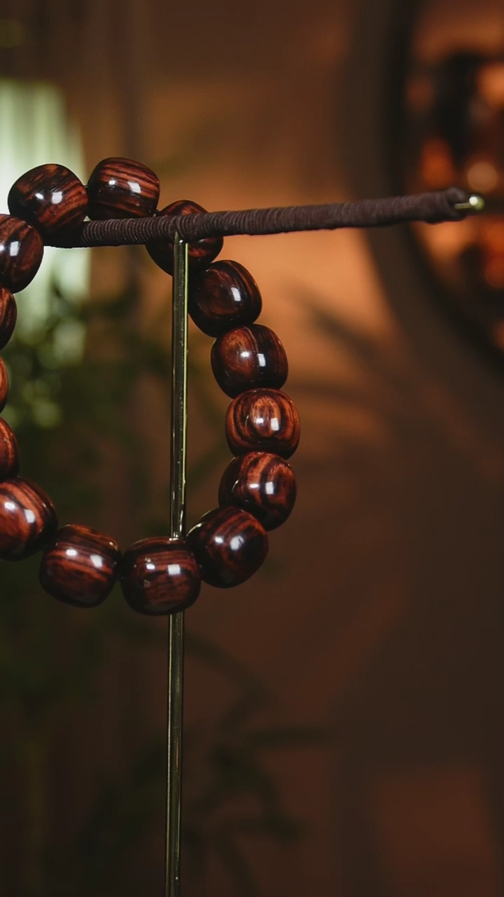 【闪购商品】黄花梨/降香黄檀手串/手链海南黄花梨1415大黑线老型