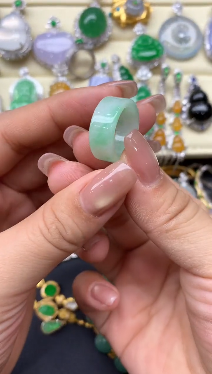 未镶嵌戒指翡翠96-中国好珍宝