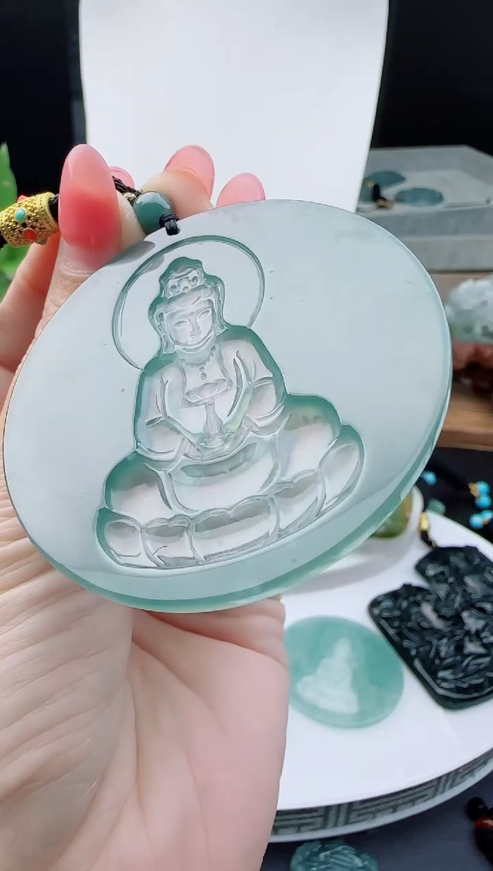 【闪购商品】翡翠颈饰未镶嵌多样性随机一件发货