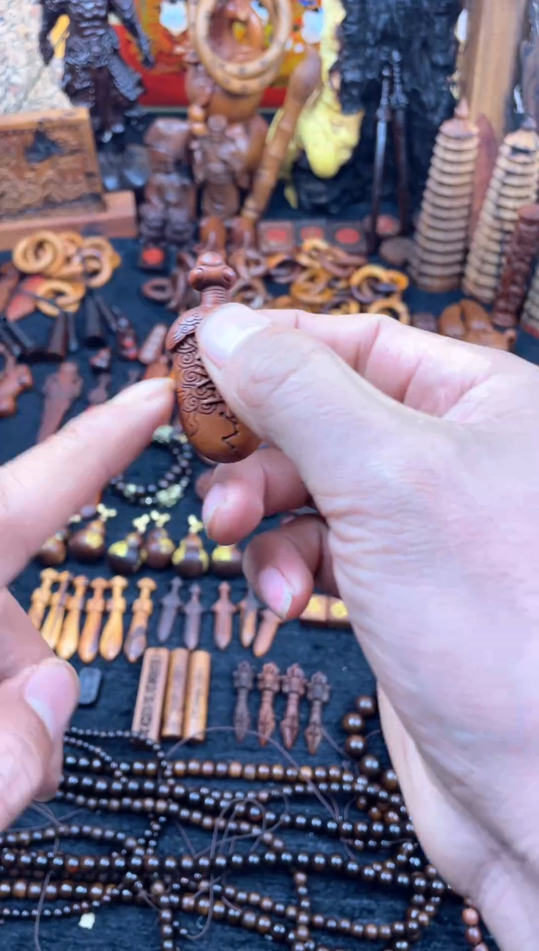 【闪购商品】枣木木雕嫘祖紫薇小肥剑