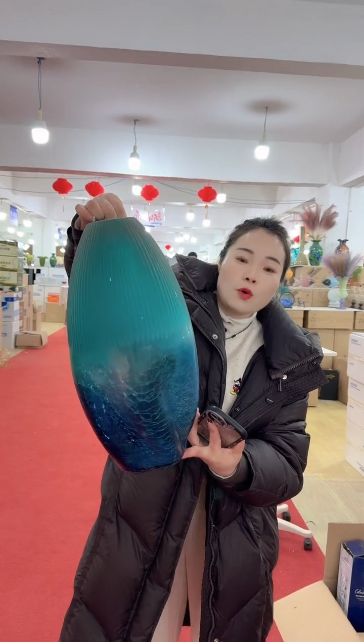 【闪购商品】无铅玻璃甄选花器-g-早2