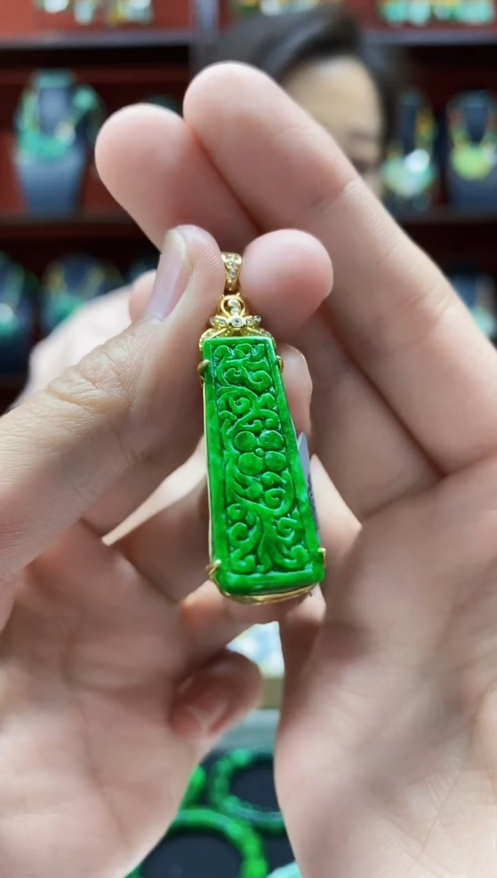 颈饰未镶嵌翡翠翡翠吊坠