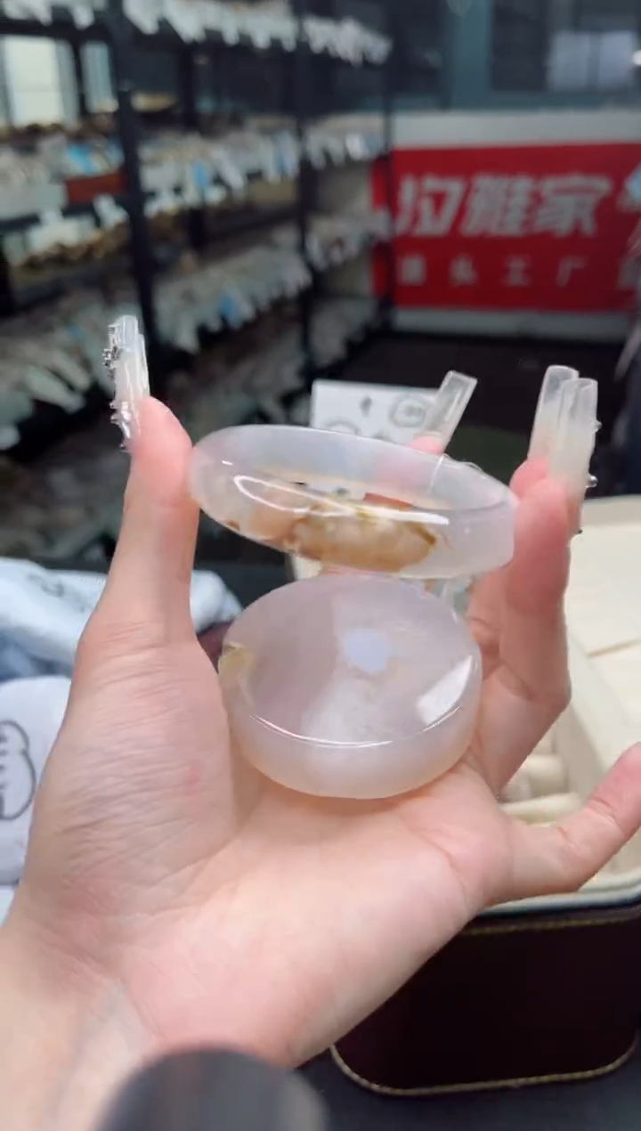 石英质玉手镯未镶嵌60圈口（赠品镯心）3489103