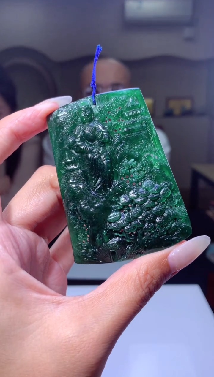 【闪购商品】定制翡翠未镶嵌挂件发货（拍一发一）