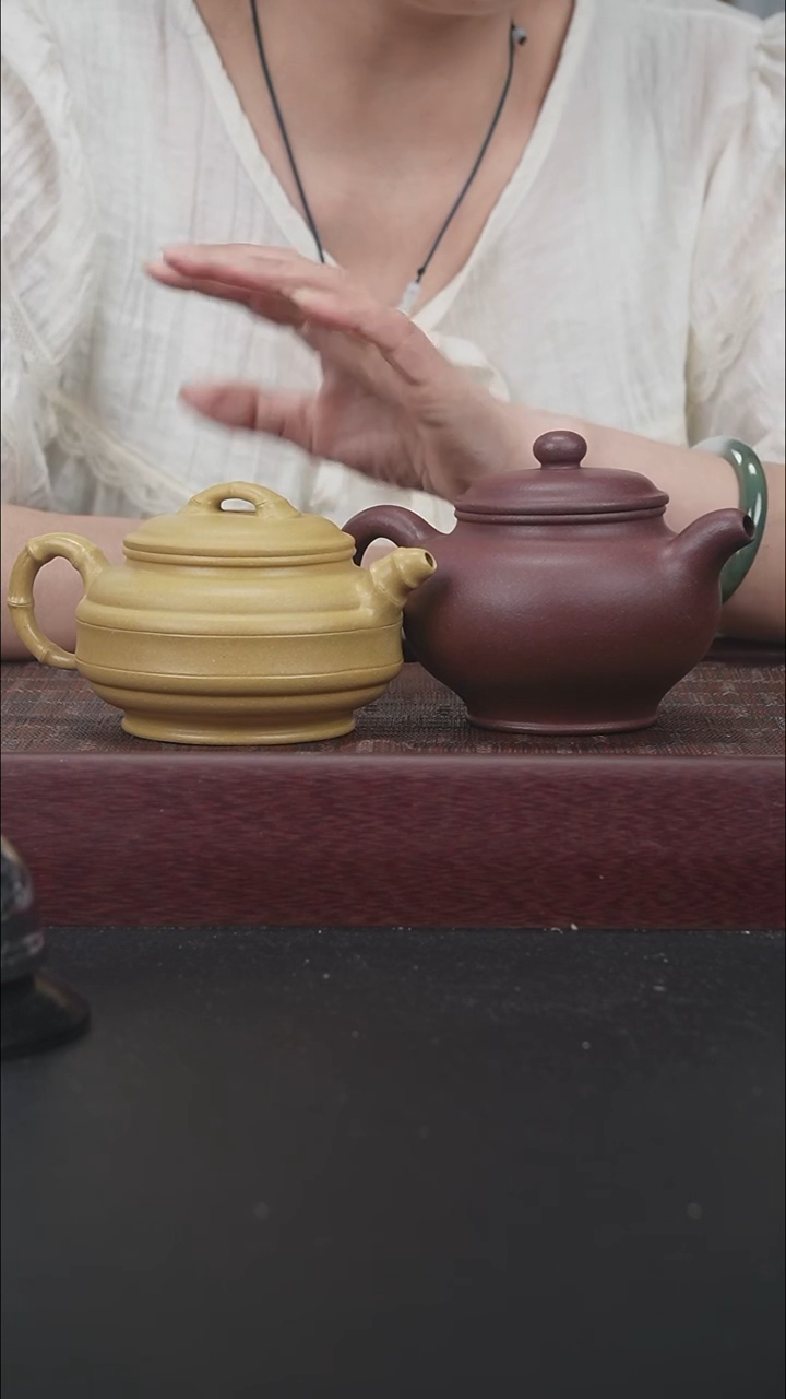茶壶紫砂本绿竹鼓+ZFF掇只+朱泥仿古