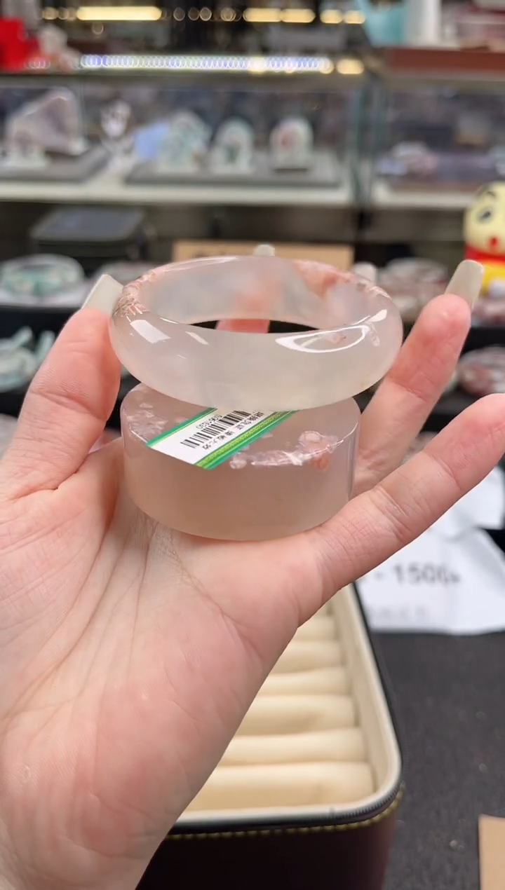 未镶嵌手镯石英质玉54圈口（赠品镯心）S951630