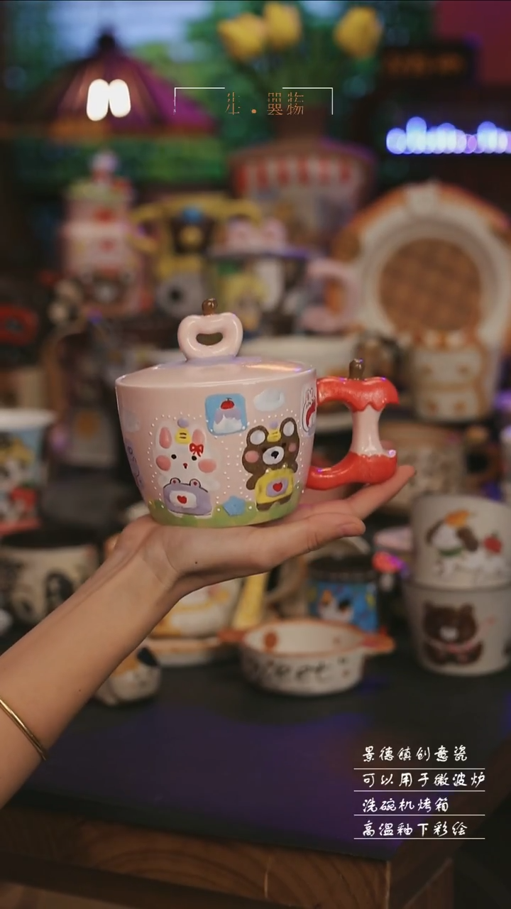 陶瓷景德镇可爱设计师款陶瓷 