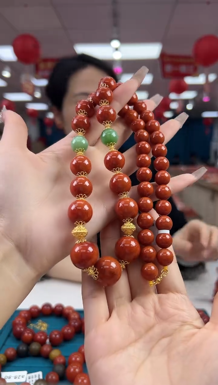 【闪购商品】南红玛瑙未镶嵌项链3.13-（多样式）