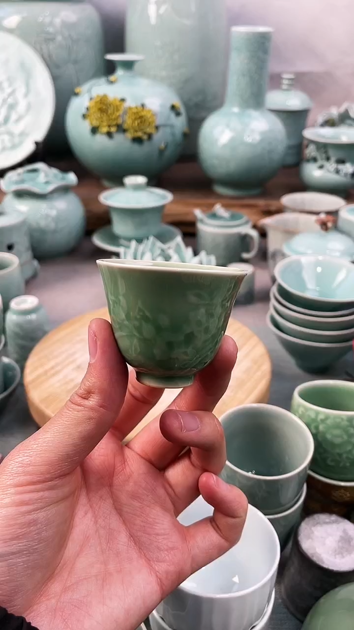 【闪购商品】特价 微瑕 慧仙青瓷