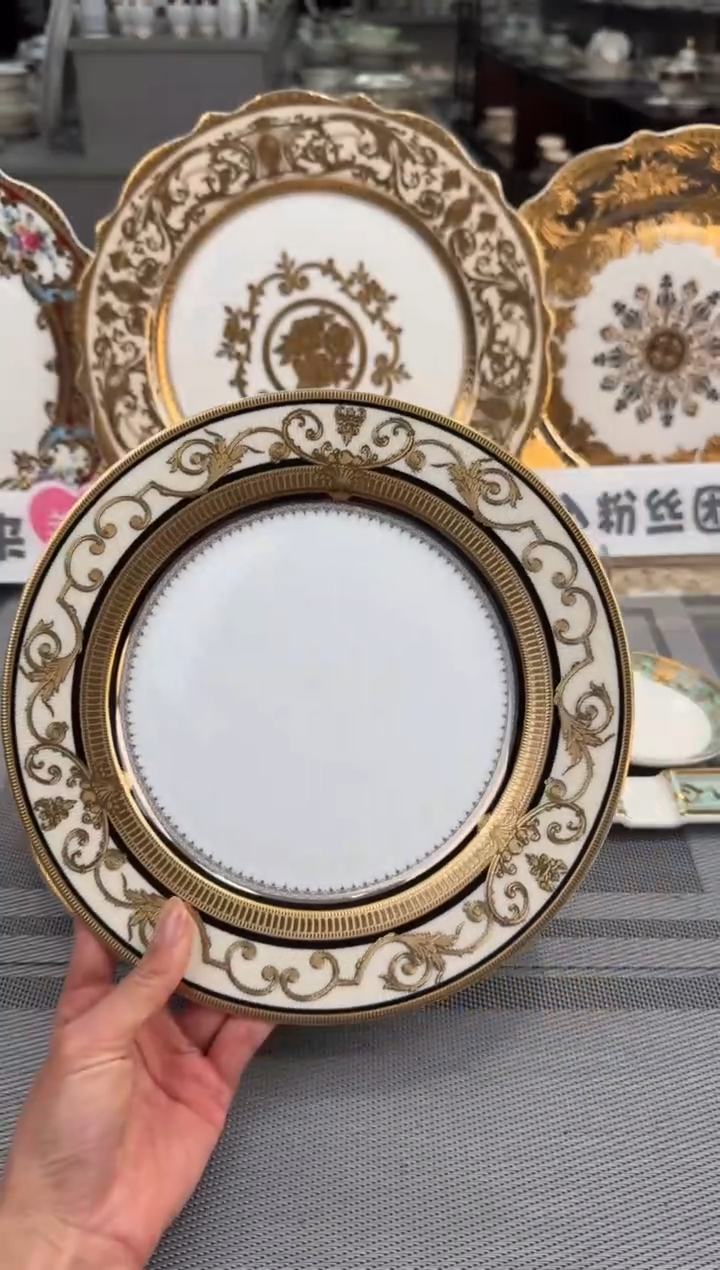 【闪购商品】瓷片9英寸平盘福利款微瑕2个