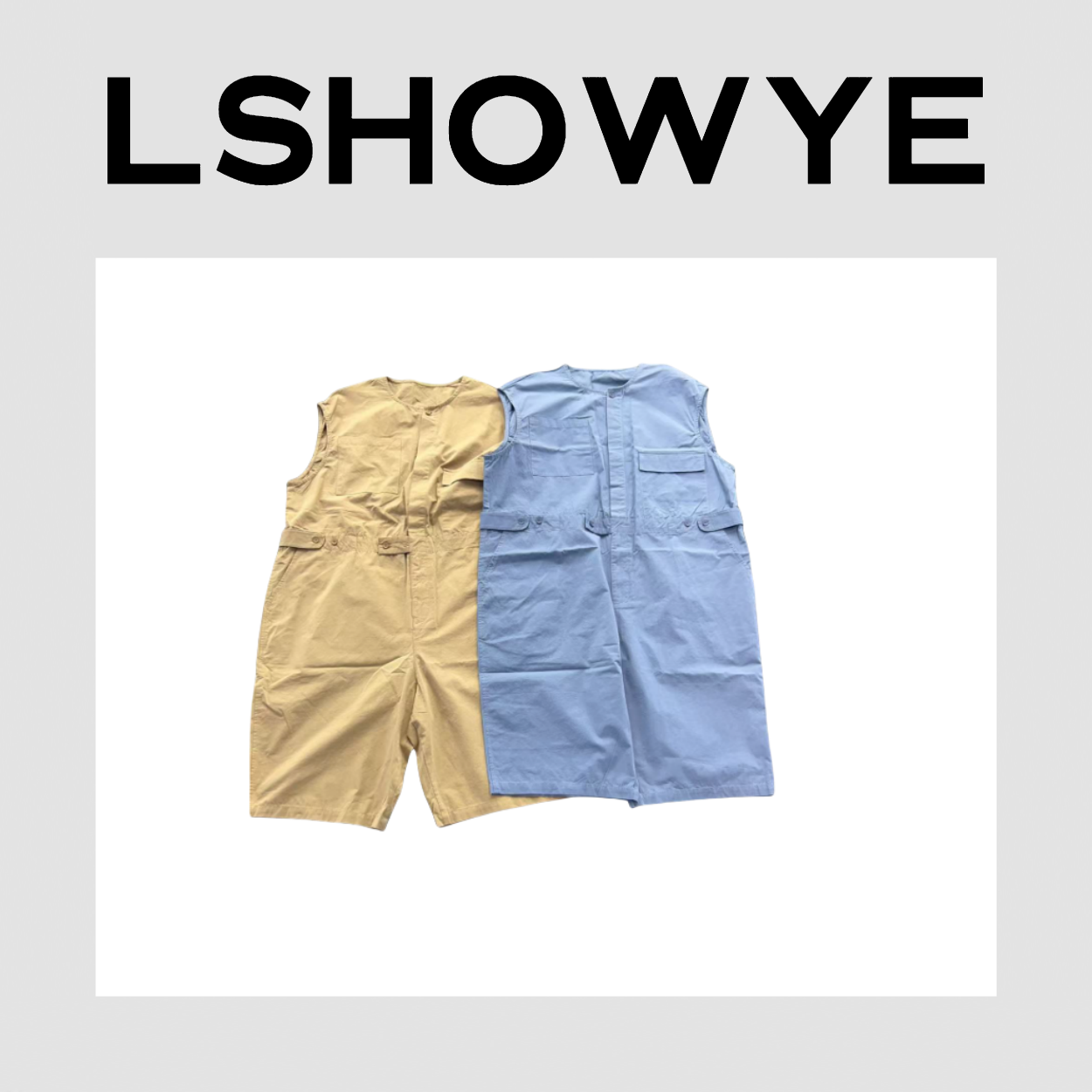 LSHOWYE｜工装连体裤 QC-10018
