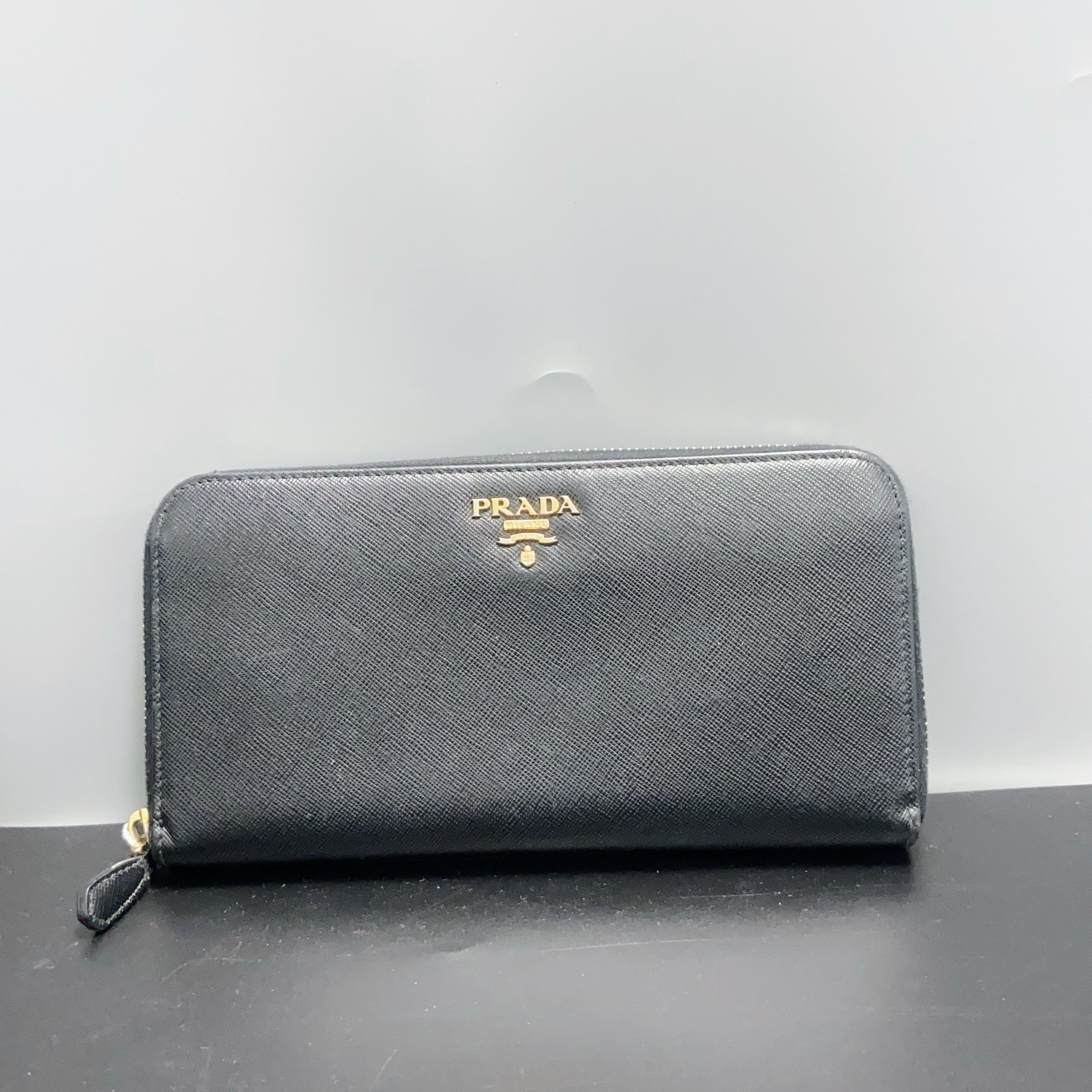 95新 Prada/普拉达   黑色钱包 1828 3916 