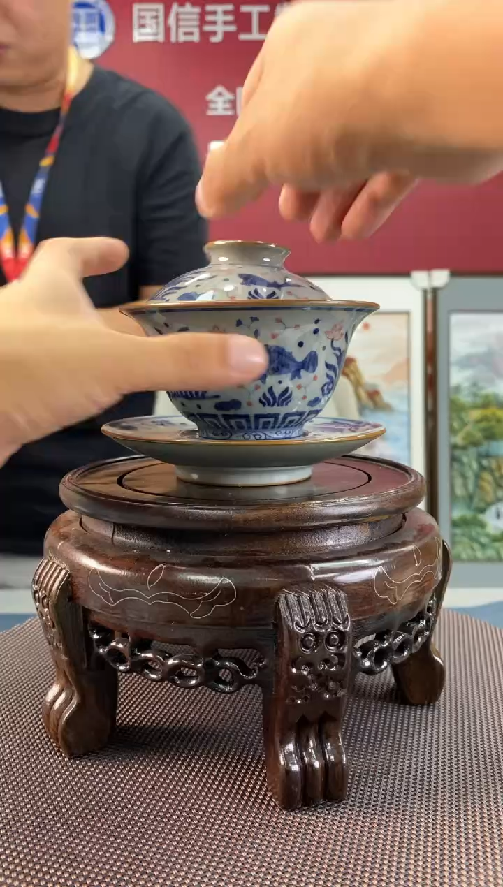 陶瓷d555景德镇瓷器一件