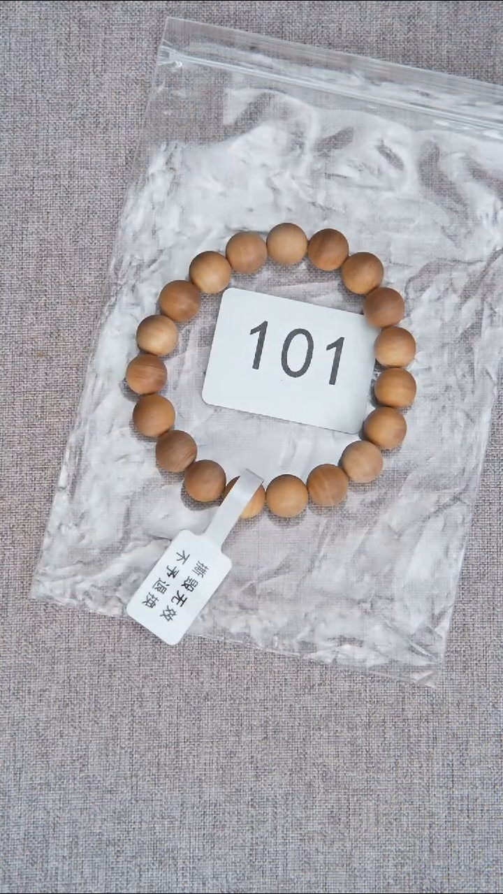 檀香木手串/手链拆房料第三批黑横乱纹1.0单圈福利随机发101