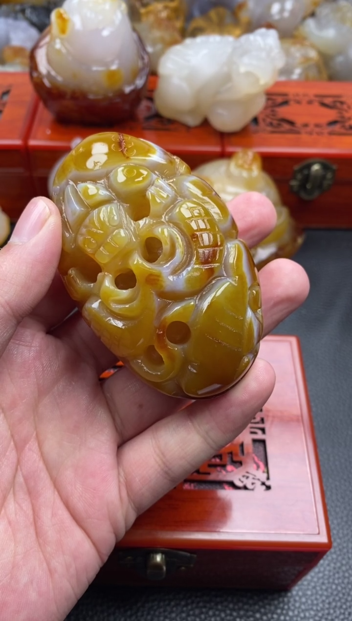 【闪购商品】玛瑙/玉髓手把未镶嵌00