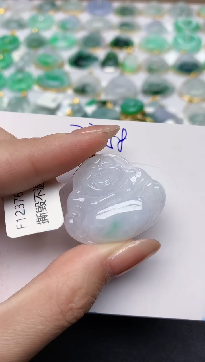 颈饰未镶嵌翡翠天然缅甸A货翡翠百元以上9元证书费自理