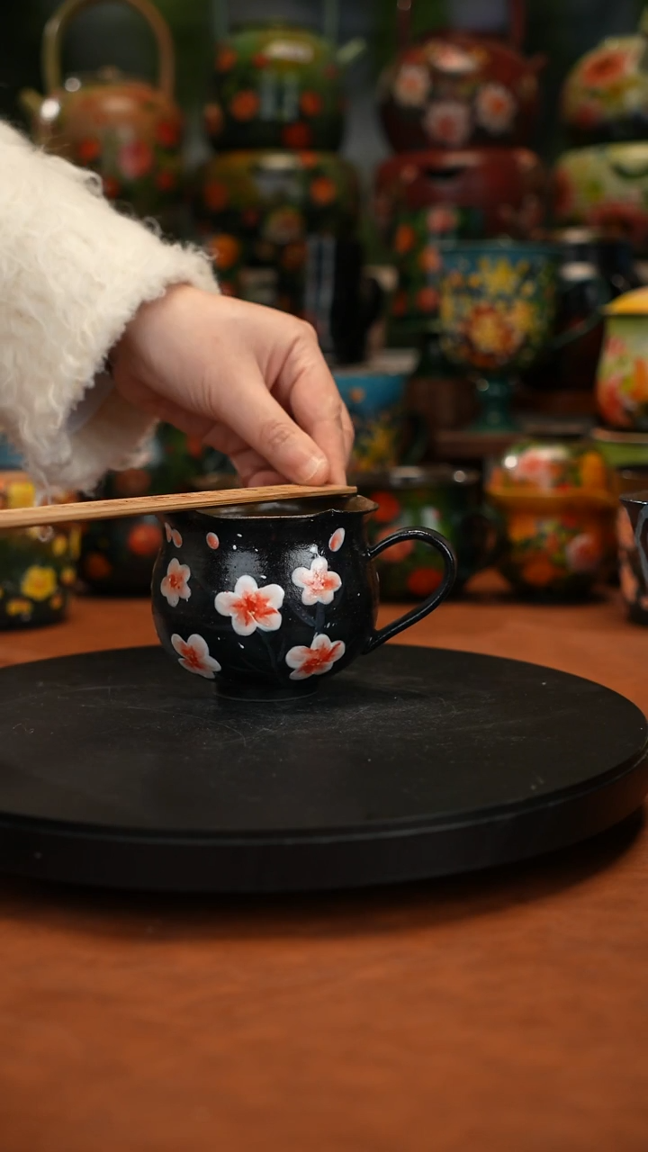 陶瓷油画手绘釉下彩