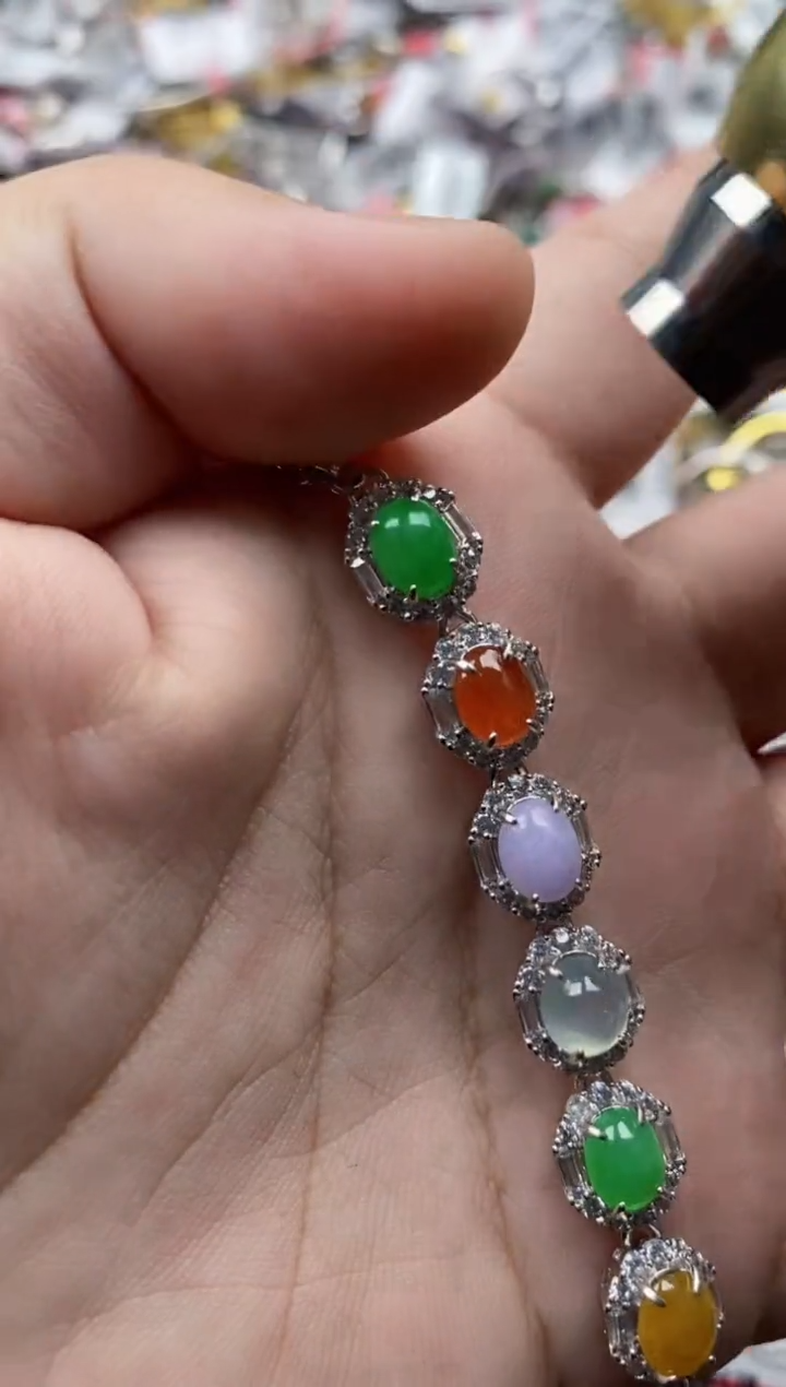 【闪购商品】翡翠戒指银S925镶嵌22222---2