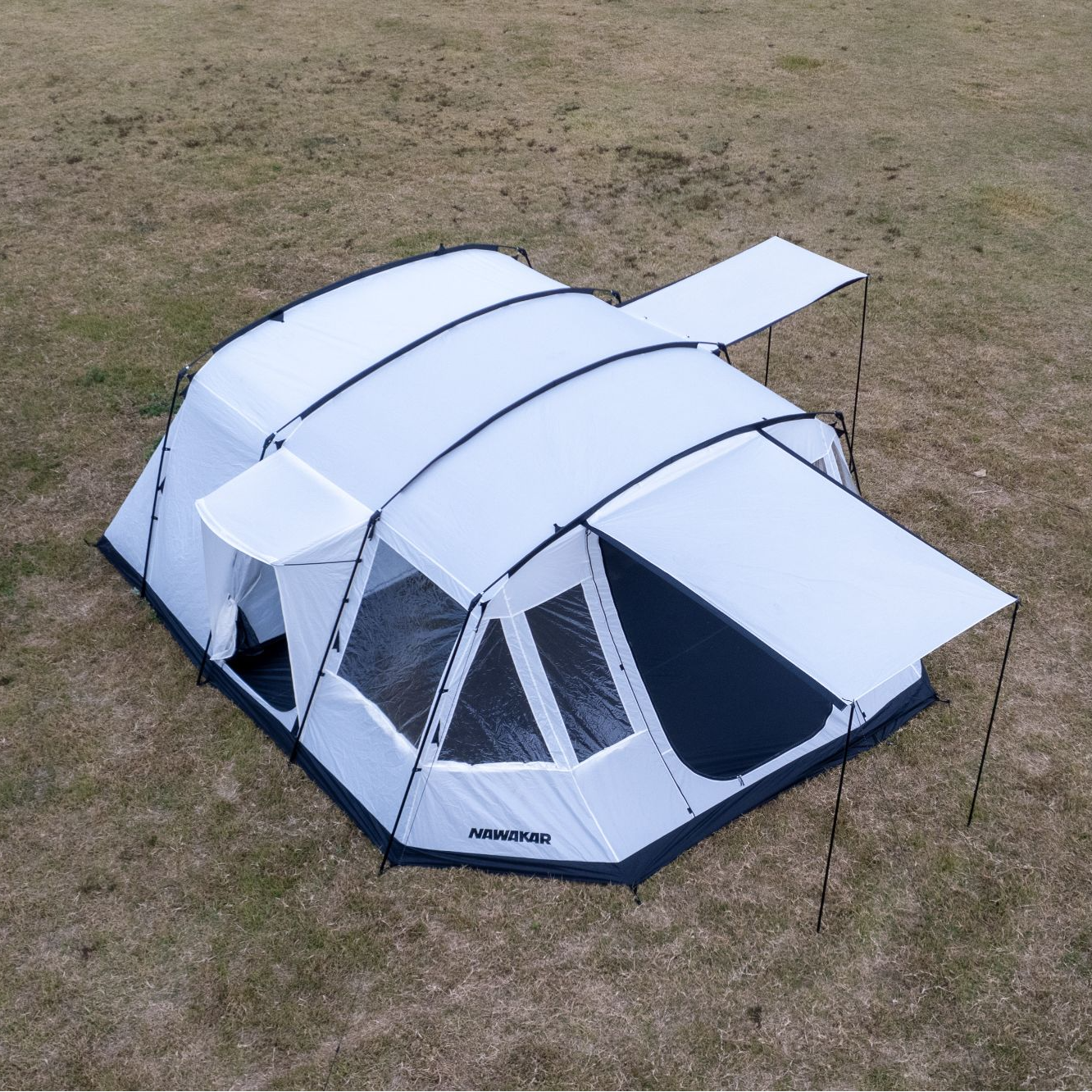 超大户外露营帐篷多人帐篷两室露营帐篷露营天幕