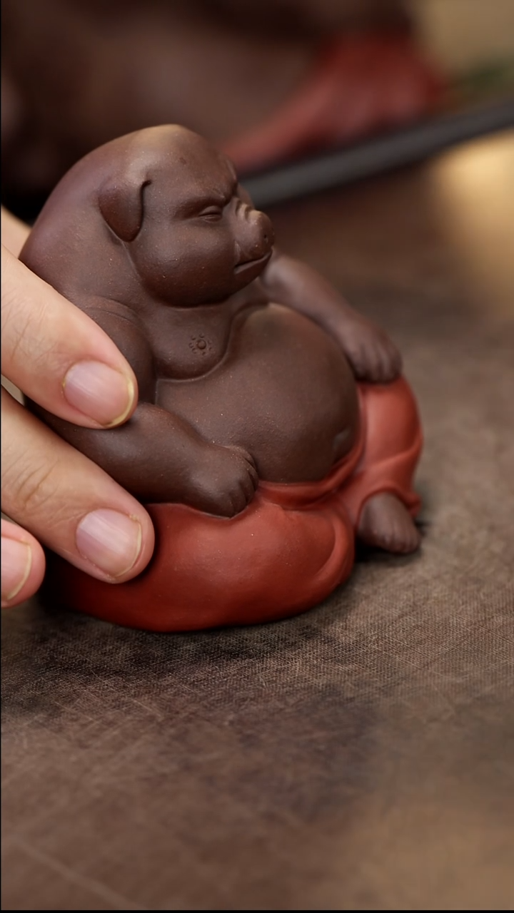 紫砂茶宠七*拳光版社会猪小