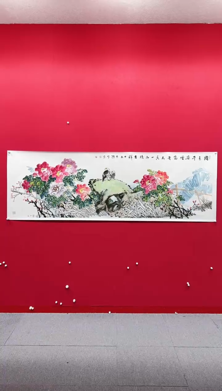 【闪购商品】国画夏宗跃70*217..........
