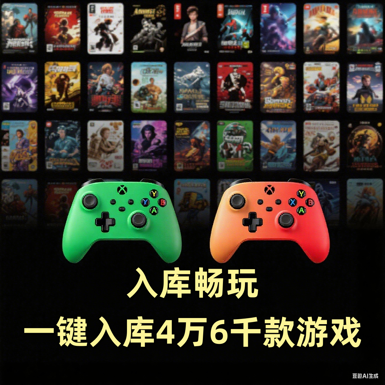 PC电脑游戏手柄，游戏一键入库，黑神话悟空可用，pc电脑通用