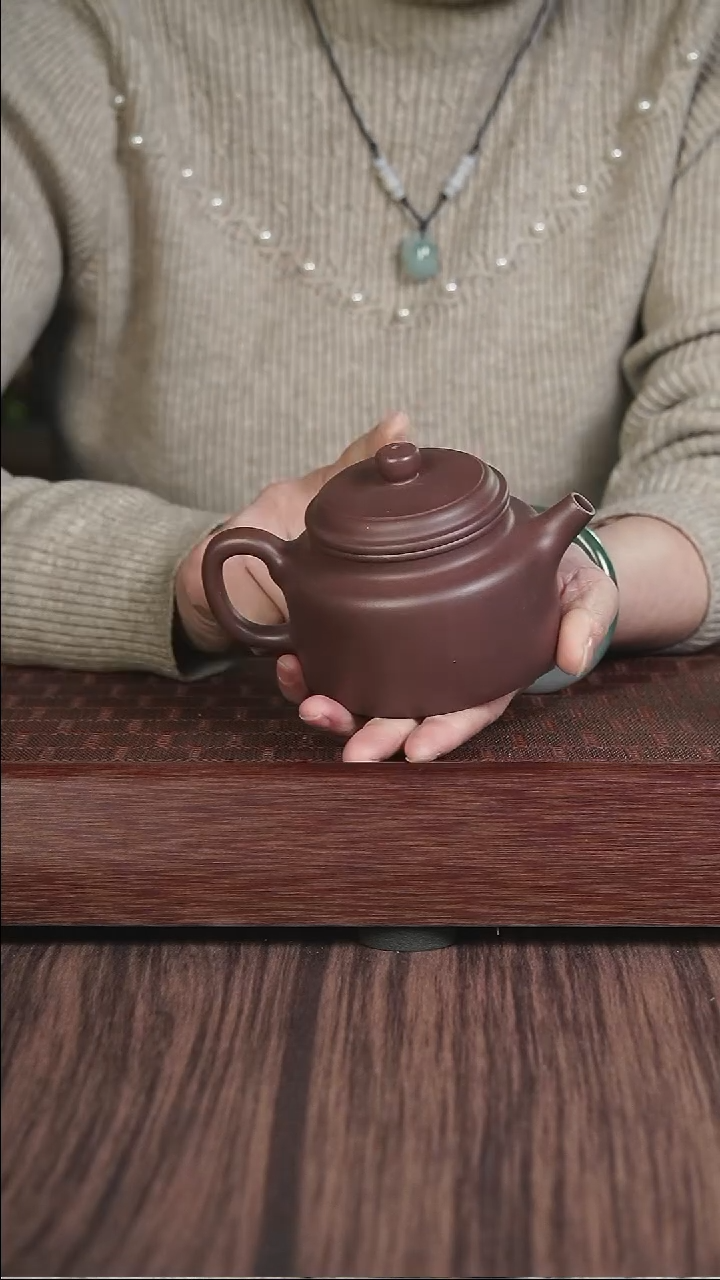 【闪购商品】紫砂茶壶老紫泥 德钟