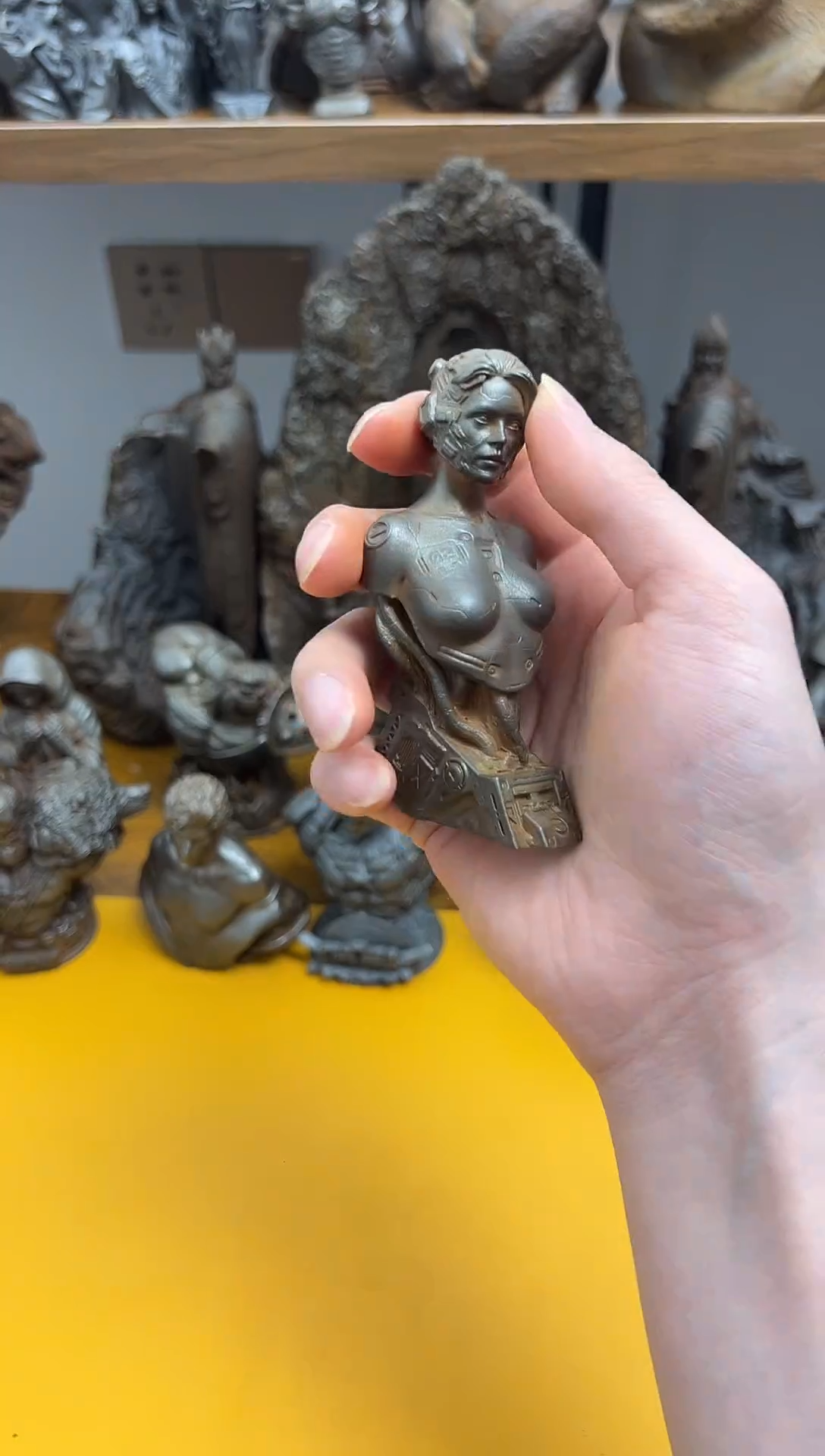 金属柒实心铁艺---机械姬 