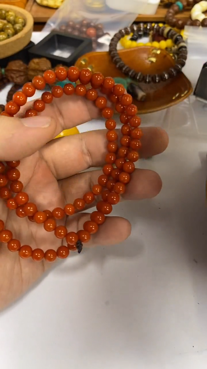 【闪购商品】南红玛瑙手链未镶嵌南红手串
