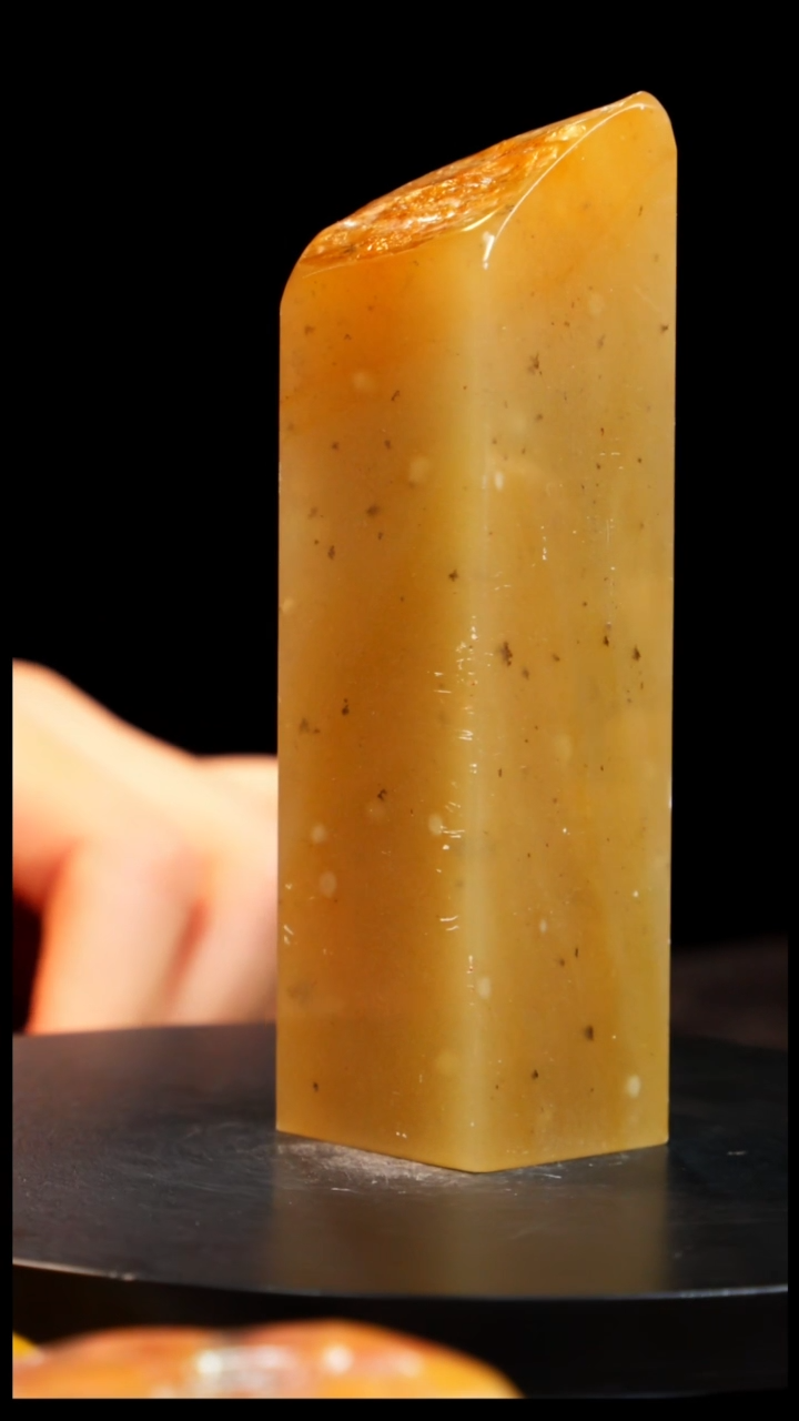 昌化石黄冻印章印章印章