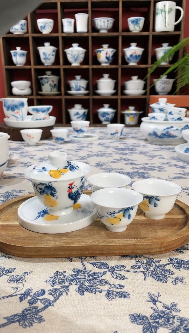 【闪购商品】盖碗/杯群芳斋闪购链接（以闪拍图片为准）