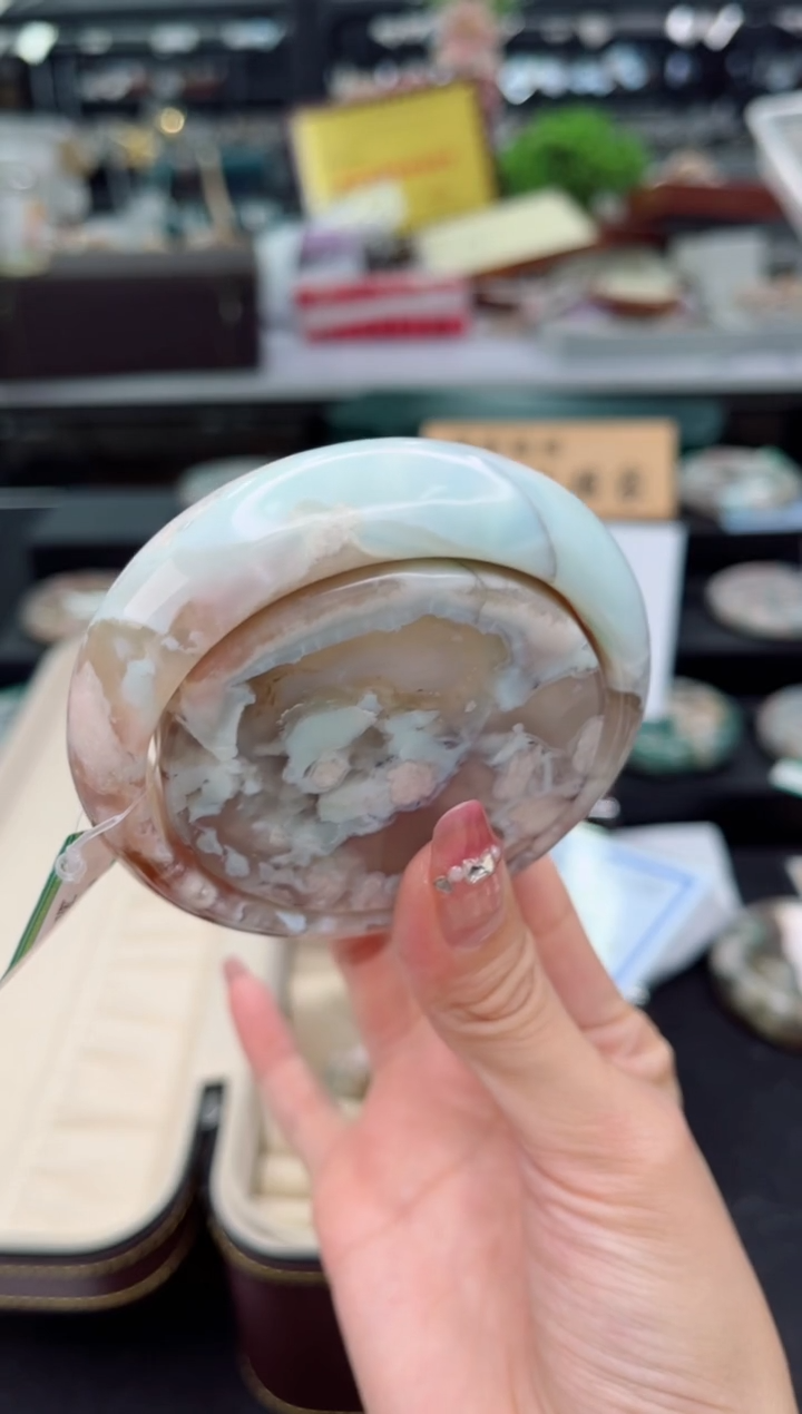 石英质玉未镶嵌手镯59圈口（赠品镯心）s918347