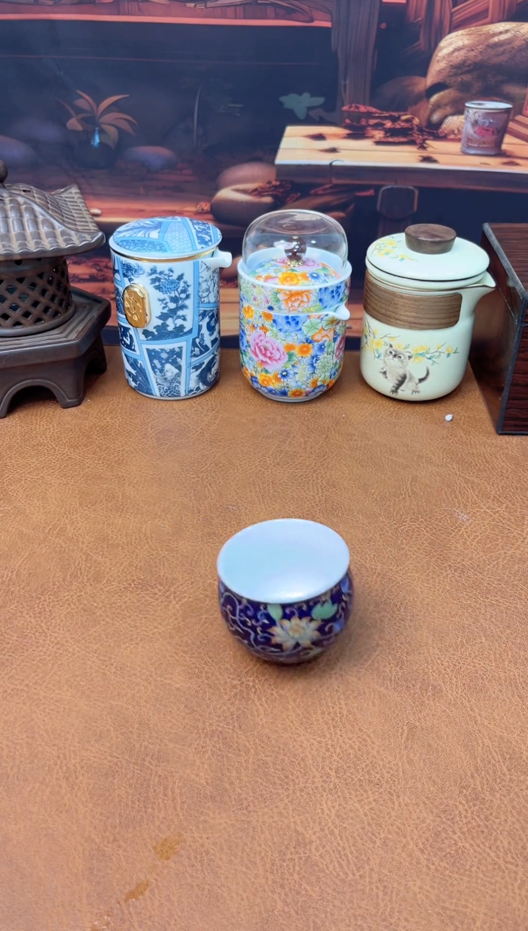 【闪购商品】陶瓷茶具摆件茶叶罐