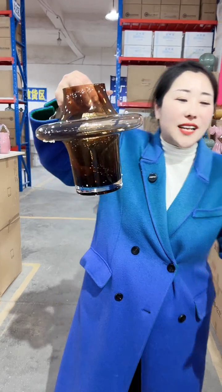 【闪购商品】玻璃花伴你花瓶微瑕-MCDS7