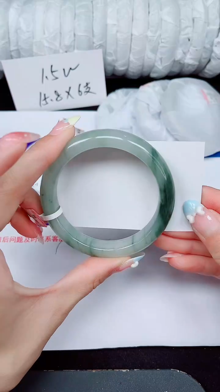 未镶嵌手镯石英质玉438-57/58