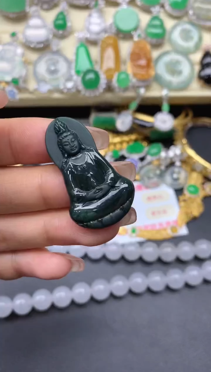 颈饰未镶嵌翡翠138-中国好珍宝